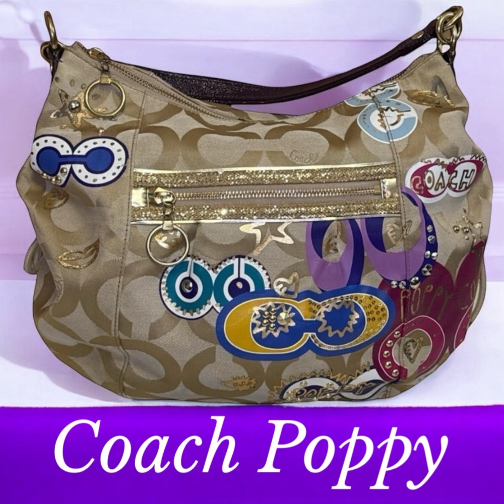 48 hour Sale Coach Poppy Bag/Crossbody Vintage GUC